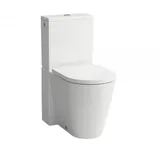 Laufen Kartell Stand-WC für Spülkasten, Tiefspüler, ohne Spülrand, 370x660x430mm, H824337, Farbe: weiß