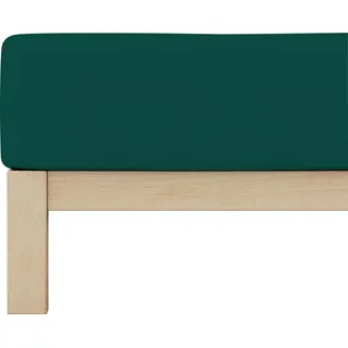 Baumwolle 90 x 190 - 100 x 220 cm green deep