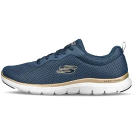 SKECHERS Flex Appeal 4.0 - Brilliant View navy/gold 41