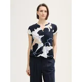 Tom Tailor Damen 1045238 Bluse, 37124 - Big Floral Shapes Design, 40