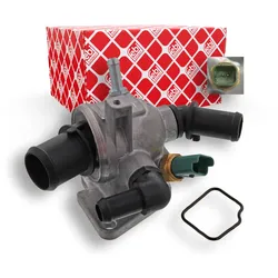 Febi Bilstein Thermostatgehäuse Mit Temperaturschalter Passend Für Alfa Romeo: Thermostatgehäuse Alfa Romeo: 55194271 Alfa Romeo: 55202373 Alfa Romeo: