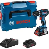 Bosch GSB 18V-90 C inkl. 2 x 4,0 Ah + L-BOXX