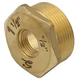 GENERAL FITTINGS Messing Fitting Reduzierstück 1/2" Ig Auf 1 1/2" Ag Reduzierung
