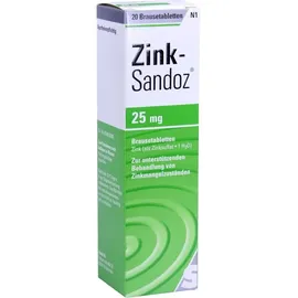 Hexal Zink Sandoz 25 mg Brausetabletten 20 St.