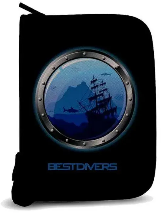 Best Divers Dive Log Art 7 6-ring-tauchtagebuch-umschlag - Black - One Size