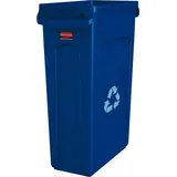 Rubbermaid Slim Jim 87 l Blau