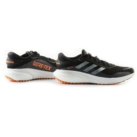 adidas Supernova GTX Herren core black/silver metallic/beam orange 46 2/3