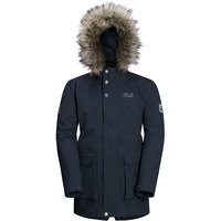 Jack Wolfskin Wind- und wasserdichter 3-in-1-Parka mit warmer Fleece-Innenjacke, night blue, 152