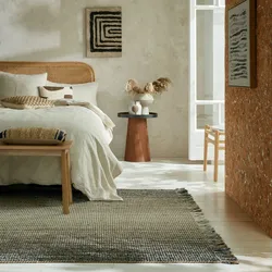 Kadima Design Luxus Handgewebter Teppich - Jute & Wolle Mix - `Weaver`. Farbe: Grau, 120x170 cm