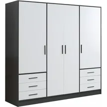 Forte Jupiter 207 x 200 x 60 cm schwarz/weiß