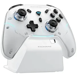 MACHENIKE G5Pro Max Kabelloser Gamecontroller mit Ladestation – Weiss (Android, iOS, Switch, Switch 2, Windows), Gaming Controller, Weiss