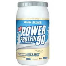 Body Attack Power Protein 90 Erdbeere Pulver 1000 g