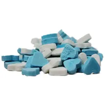 fruchtgummi bären & co. blau Weisse Pfefferminz Herzen Traubenzucker Minze Geschmack 175g