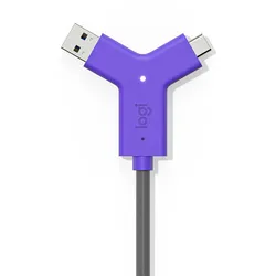 Logitech Swytch AV-Sender & -Empfänger Schwarz, Violett
