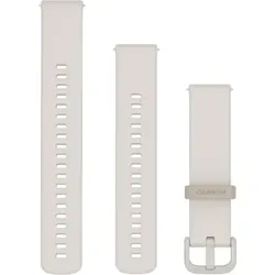 Garmin Silikon Schnellwechsel-Armbänder 20mm Silikon Elfenbein, Teile in Heller Sand" 010-12932-31" - elfenbein