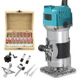 Elektrischer Holzfräser - Kantenfräser/Oberfräse - 800 W - 30.000 U/min - Fräsen & Gravieren - Handgeführt - EU-Stecker