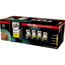 Sheba Delicacy Geflügel Gelee Geschmacksrichtungen - Katzennassfutter 40x85g