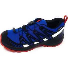 Salomon XA Pro V8 Cswp Wanderschuhe - Lapis Blue / Black / Fiery Red - EU 35