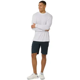 super.natural Herren Casual Rib Bio J Longsleeve (Größe L, weiss)