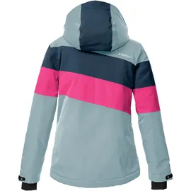 KILLTEC KSW 197 Girls Ski Jacket hell rauchblau/neon pink/nachtblau 164