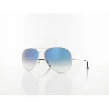 Ray-Ban Aviator Large Metal RB3025 003/3F 62-14 polished silver/light blue