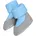 Cosyshoes Crystal Blue 19-20