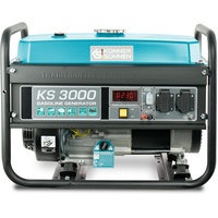Könner & Söhnen KS 3000 Stromerzeuger,7 PS 4-Takt Benzinmotor, strom generator 3000 Watt,16A,230V Generator, Garage oder Camping