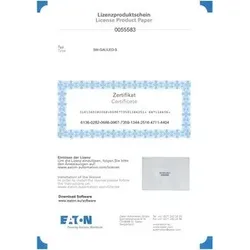 Eaton 171500 Visualisierungssoftware, GALILEO für alle XV/XP-Bediengeräte, Einzelplatz-Lizenz, update ab GALILEO V 8.1.2 SW-GALILEO-S