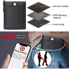 luxuskollektion Herren Geldbörse RFID schwarz