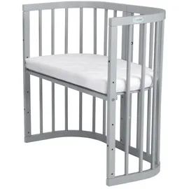 Waldin 7in1 mit Matratze, Grau - Grau