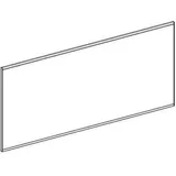 Geberit Option Plus 160x70cm, Alu elox., dir./ind. Beleucht.