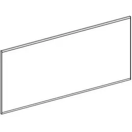 Geberit Option Plus 160x70cm, Alu elox., dir./ind. Beleucht.
