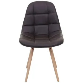 MCW Esszimmerstuhl Braun Textil, 47x82x53 cm, Esszimmer, Stühle, Esszimmerstühle, Vierfußstühle