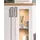 inn.furn Standvitrine Mirano 64 x 88 x 37 cm Weiß