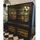 Casa Padrino Vitrine Landhausstil 195 x 70 x 223 cm Schwarz/Naturfarben