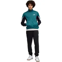 Puma Herren, Essentials Block Trainingsanzug S, emerald ice, Green
