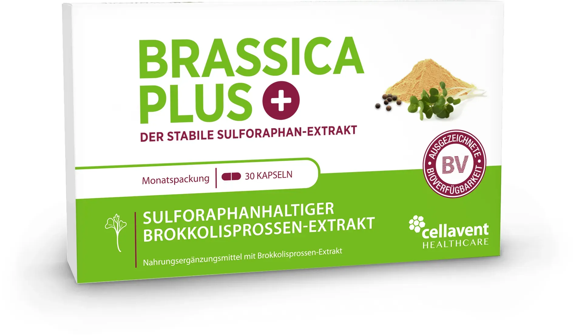 Sulforaphan Brokkolisprossen-Extrakt Kapseln - Brassica PLUS