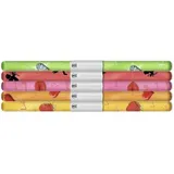 Transparentpapier Rolle 115g/qm 50x61cm Amore 5 Motive sortiert