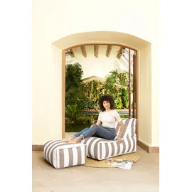 Sitting Point Sessel Santorin Rock Taupe Streifen-Muster
