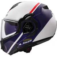 LS2 FF906 Advant Swipe Modularhelm - Weiß/Blau/Rot / 3XL
