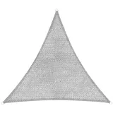 WINDHAGER Sonnensegel ELBA, Dreieck, Grau, dreieckig, Beschichtetes HDPE-Gewebe, 3,6 x 3,6 m, 135 g/m2, Sonnenschutz für Terrasse, Balkon oder Pool, inklusiv befestigungsseil, reißfest, waschbar
