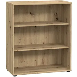 Forte Tempra Bücherregal 73,7 x 34,8 x 85,5 cm Braun