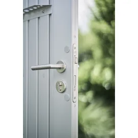 Biohort AvantGarde A1 1,8 x 1,8 m silber-metallic Doppeltür