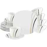 CreaTable Square Kaffeeservice 18-tlg. weiß