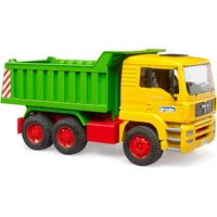 Bruder 02765 - MAN TGA LKW mit Kippmulde grün 1:16