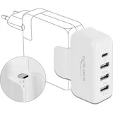 DeLock Adapter for Apple power supply with PD and QC 3.0 - Netzteil - 2.4 A - PD 3.0, QC 3.0 - 4 Ausgabeanschlussstellen (USB, 2 x USB, USB-C)