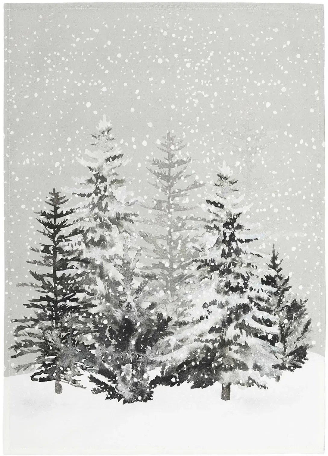 Pichler Baumwoll Geschirrtuch Foret 50x70 cm | grey - grau