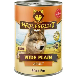 Wolfsblut Wide Plain Hundenassfutter Adult Pferd 395 g
