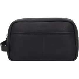 Burkely Antique Avery Kulturbeutel Leder 25 cm schwarz