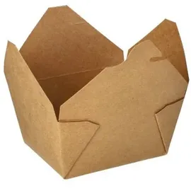 Papstar Lunchboxen Pappe 50 St. 2 l Braun
